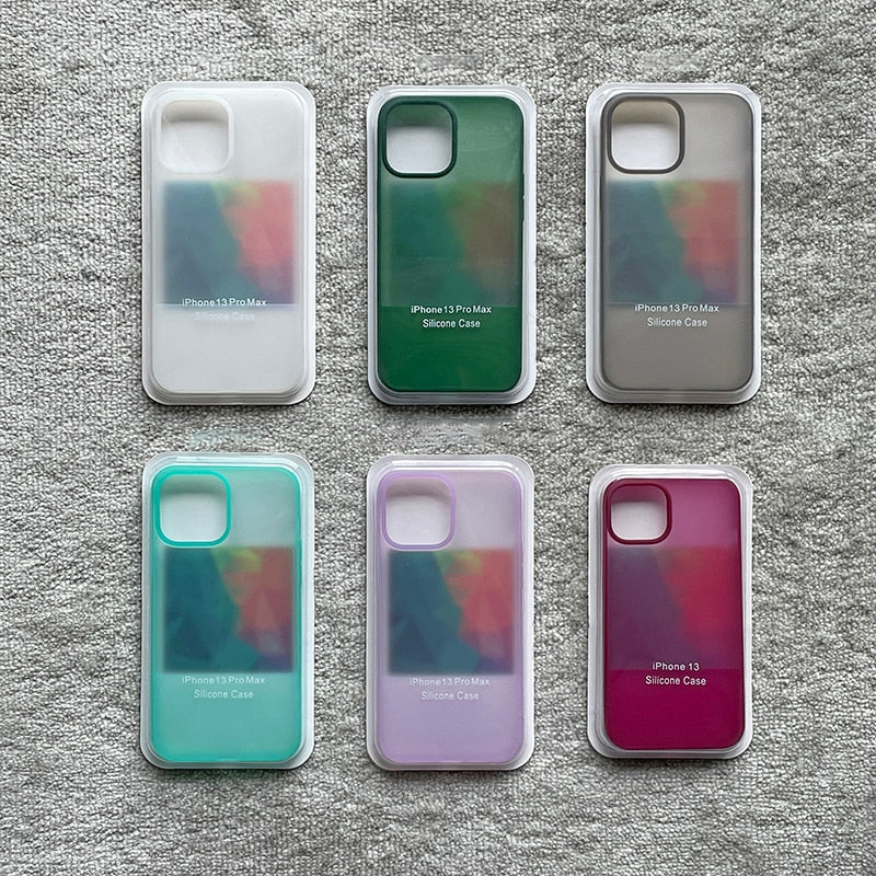 Dual Color Frosted Silicone iPhone Case-Fonally-