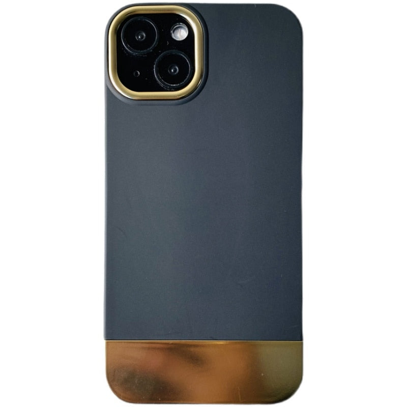 Dual Color Solid iPhone Case-Fonally-