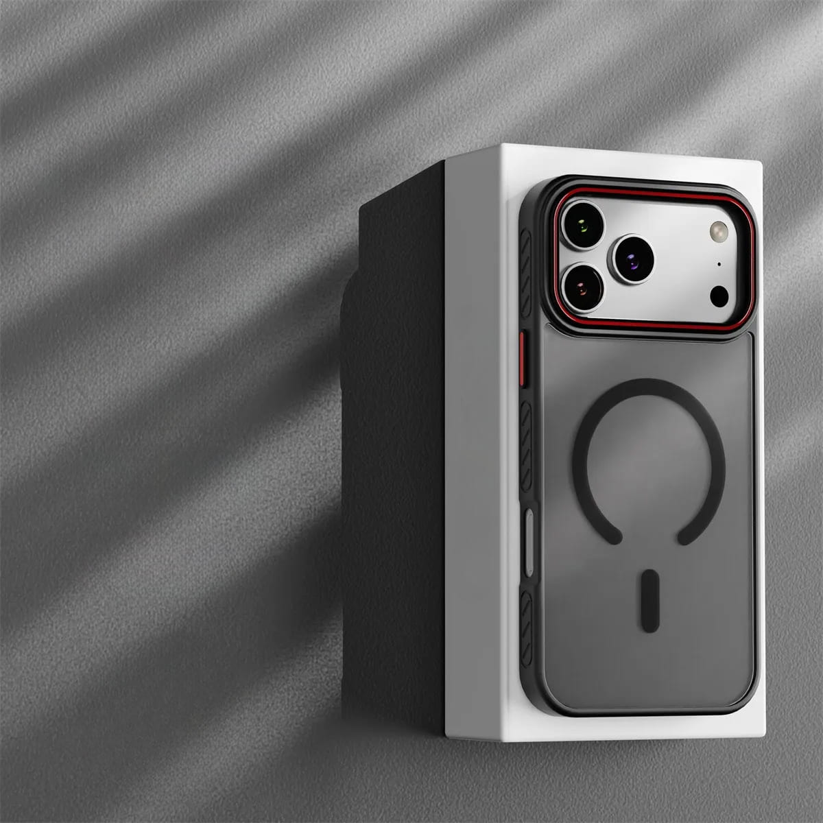 Durable Magnetic Silicone iPhone Case with Shockproof Design