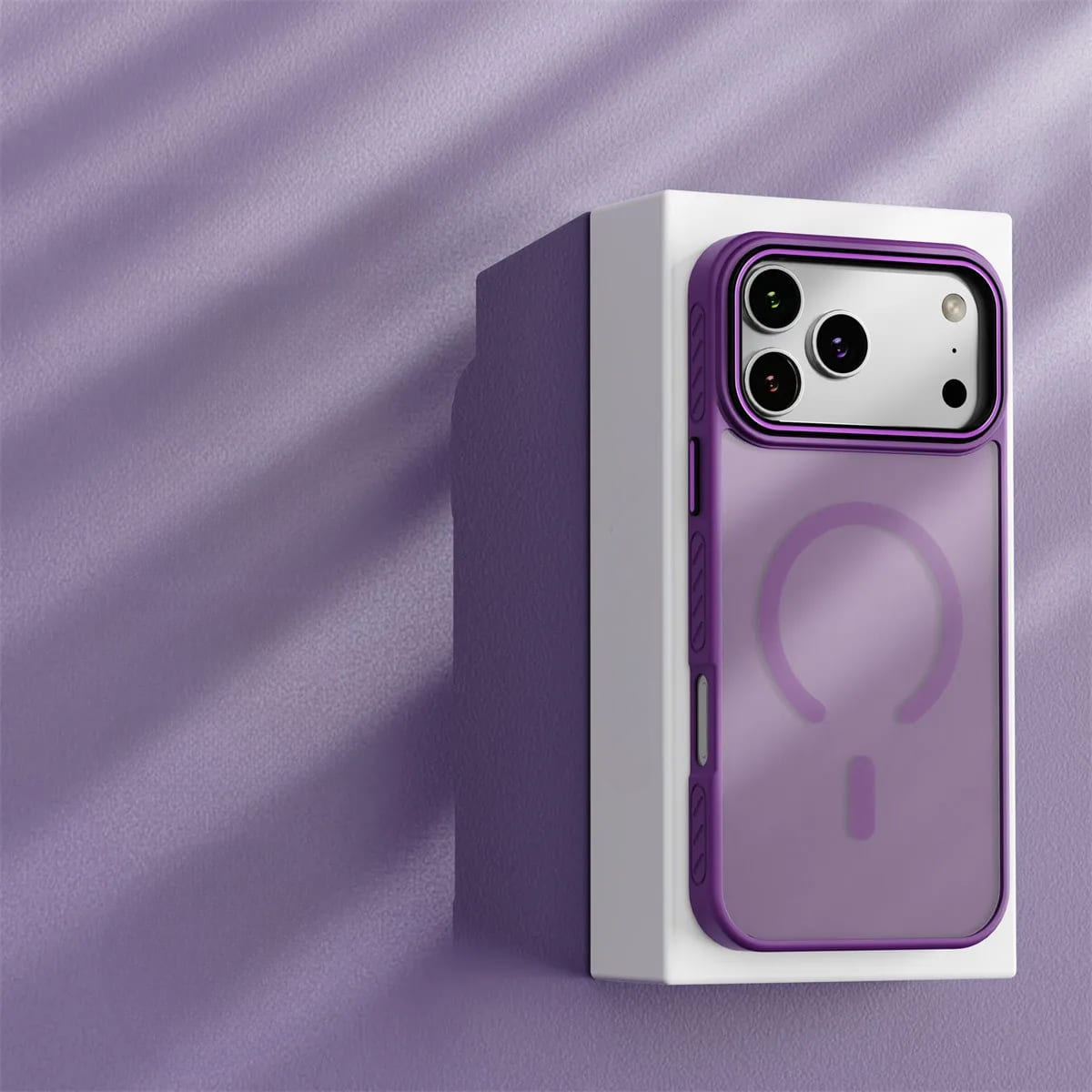 Durable Magnetic Silicone iPhone Case with Shockproof Design