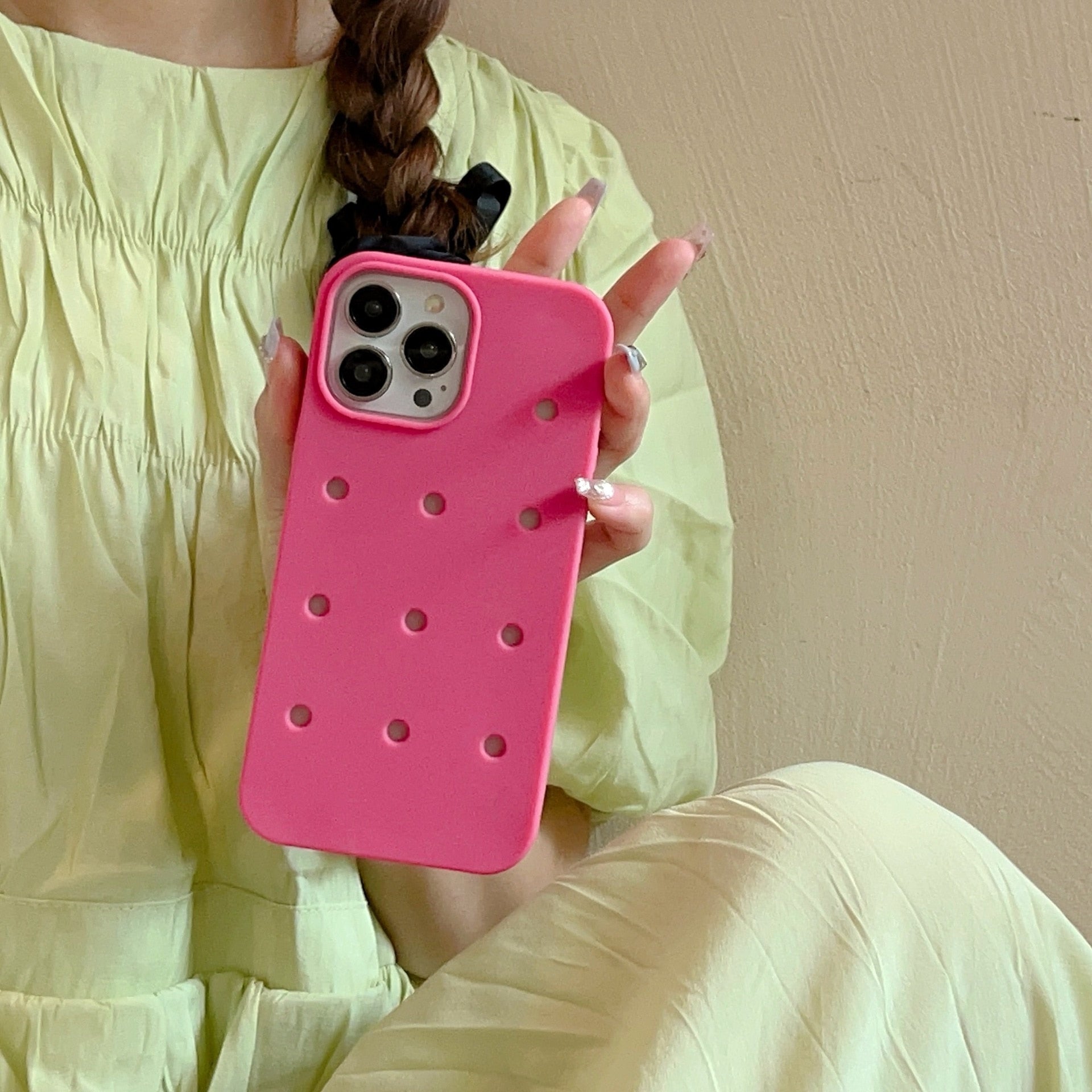 Holes Silicone iPhone Case-Fonally-