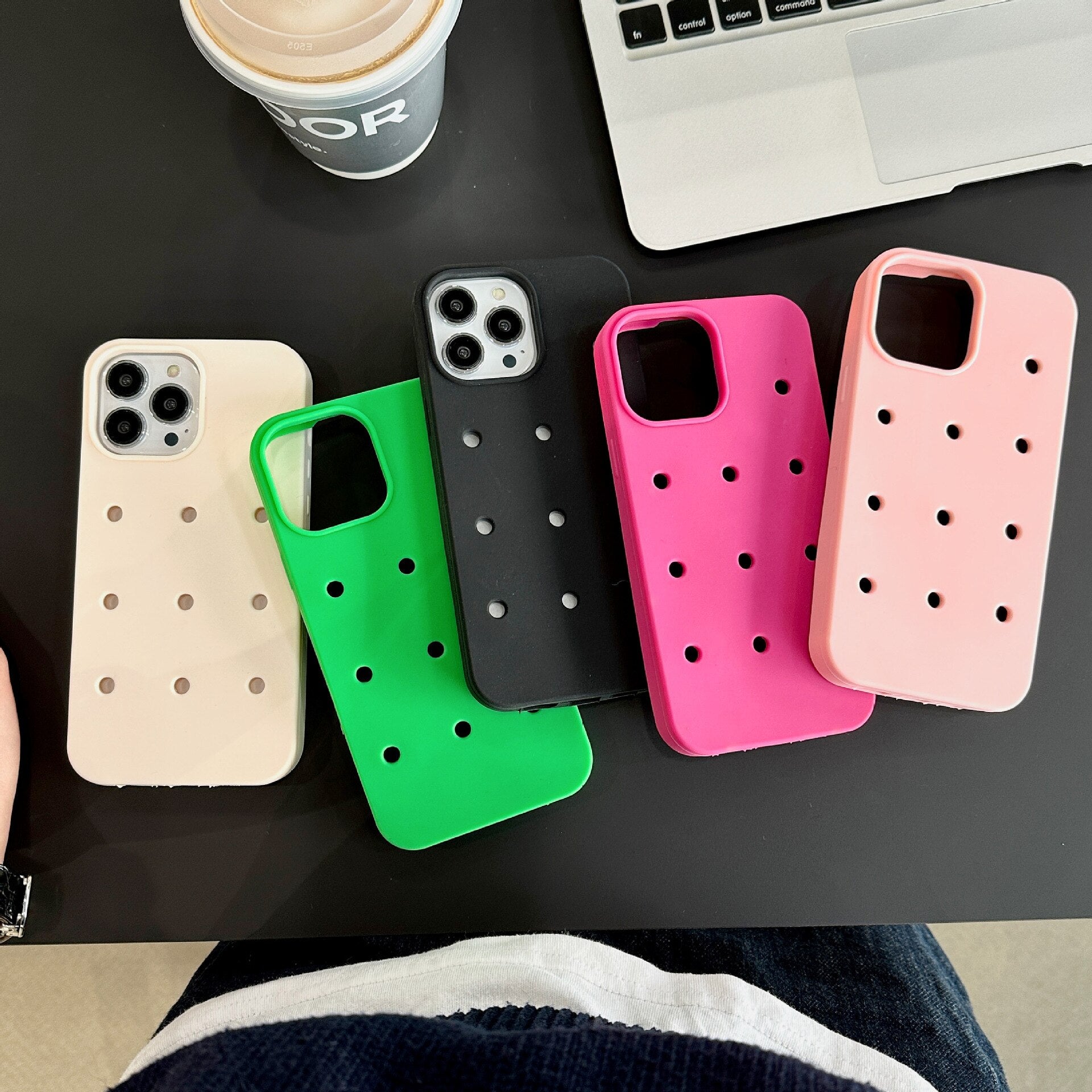 Holes Silicone iPhone Case-Fonally-