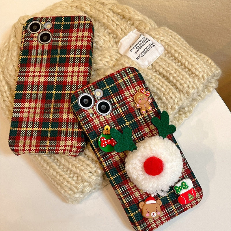 Holiday Plaid iPhone Case-Fonally-