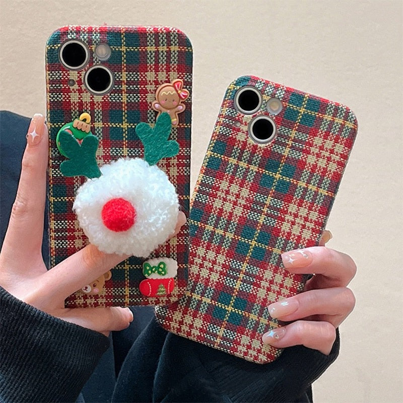 Holiday Plaid iPhone Case-Fonally-