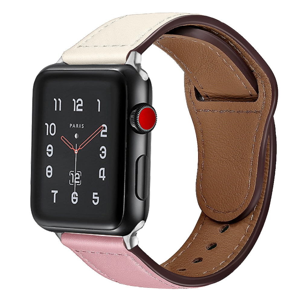 Leather Bands for New Apple Watch Series-Fonally-