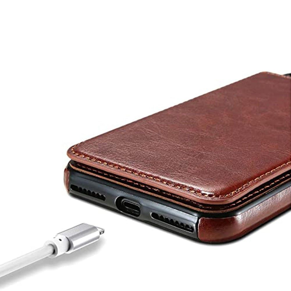 Leather Case with Wallet For iPhone-Fonally-
