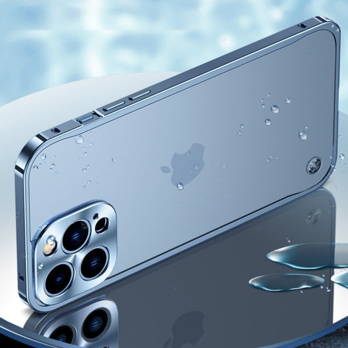 MagSafe Luxurious Aluminum Frame iPhone Case-Fonally-