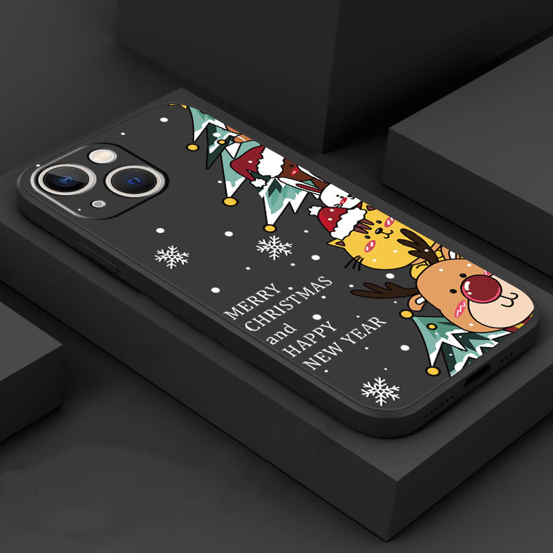Merry Christmas & Happy New Year-Fonally-For iPhone 14-Black 2-