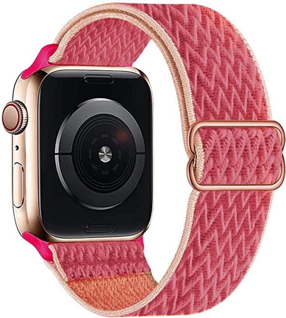 Nylon Bands for Apple Watch-Fonally-Dark Pink-38mm 40mm 41mm-