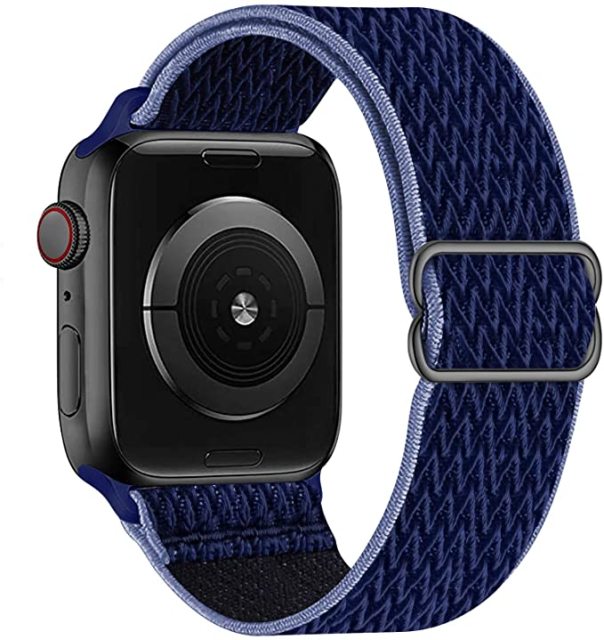 Nylon Bands for Apple Watch-Fonally-Midnight Blue-38mm 40mm 41mm-