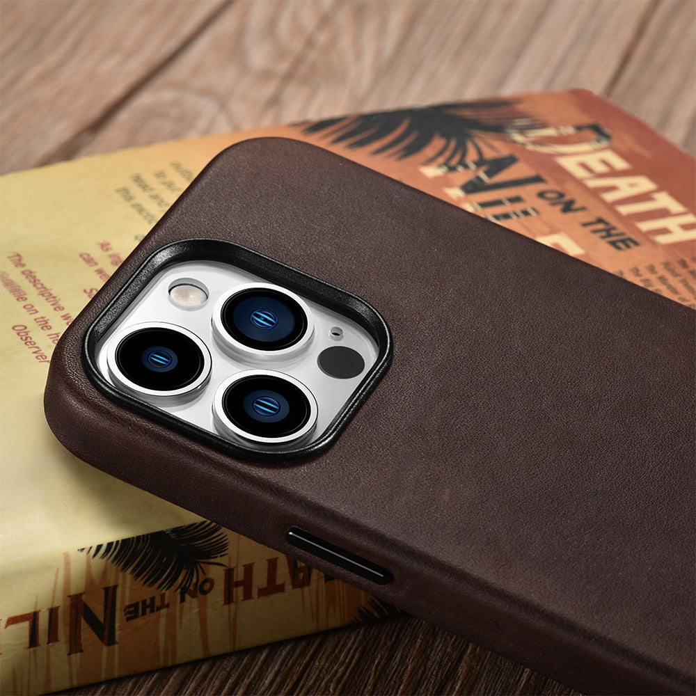 Pure Leather iPhone Case-Fonally-