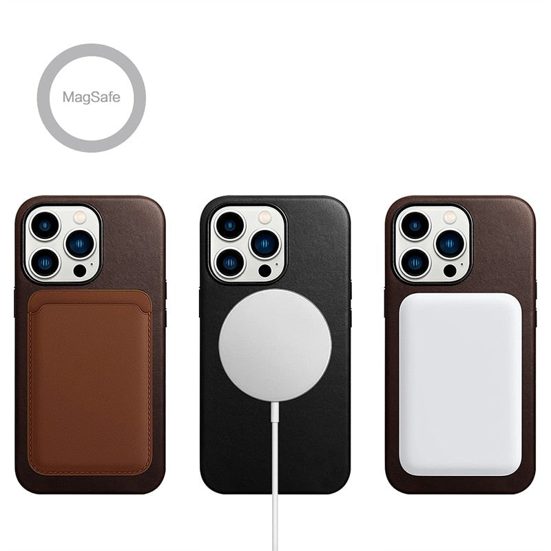 Pure Leather iPhone Case-Fonally-