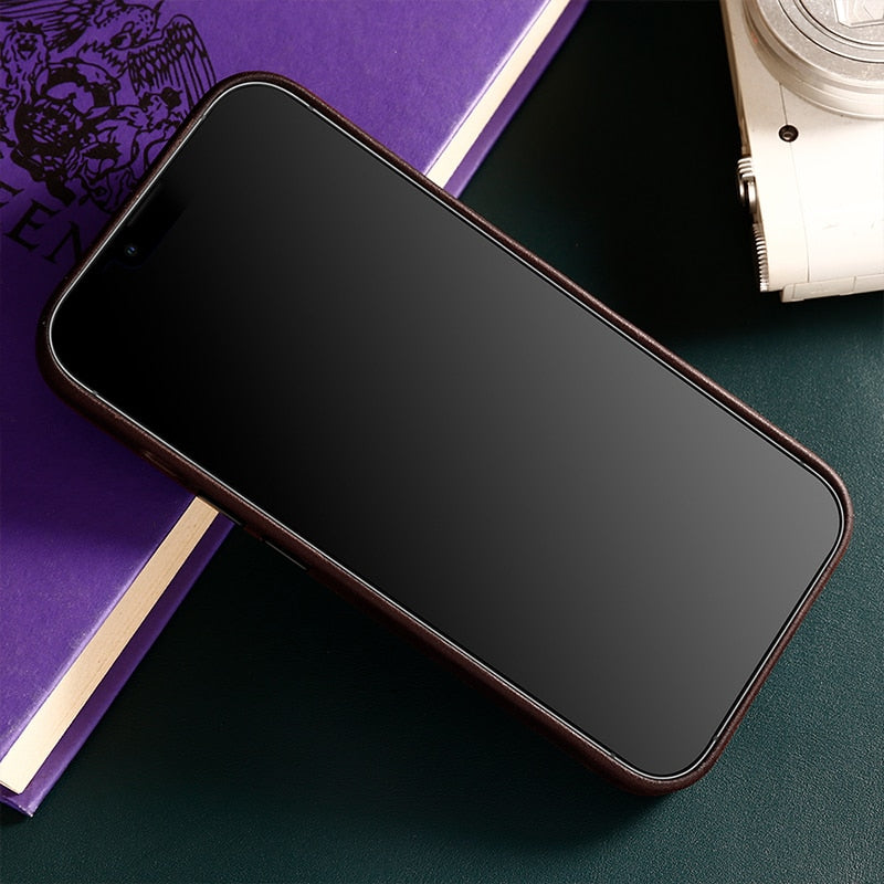 Pure Leather iPhone Case-Fonally-