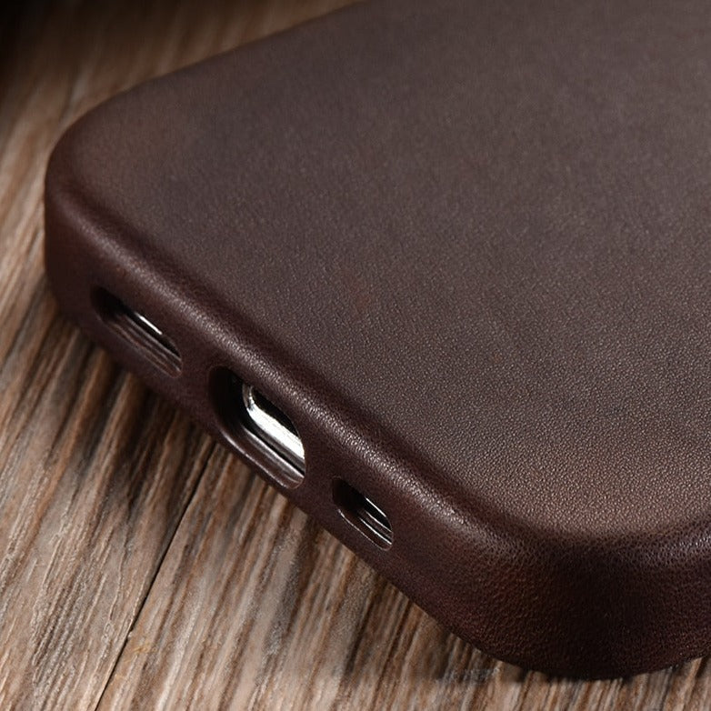 Pure Leather iPhone Case-Fonally-