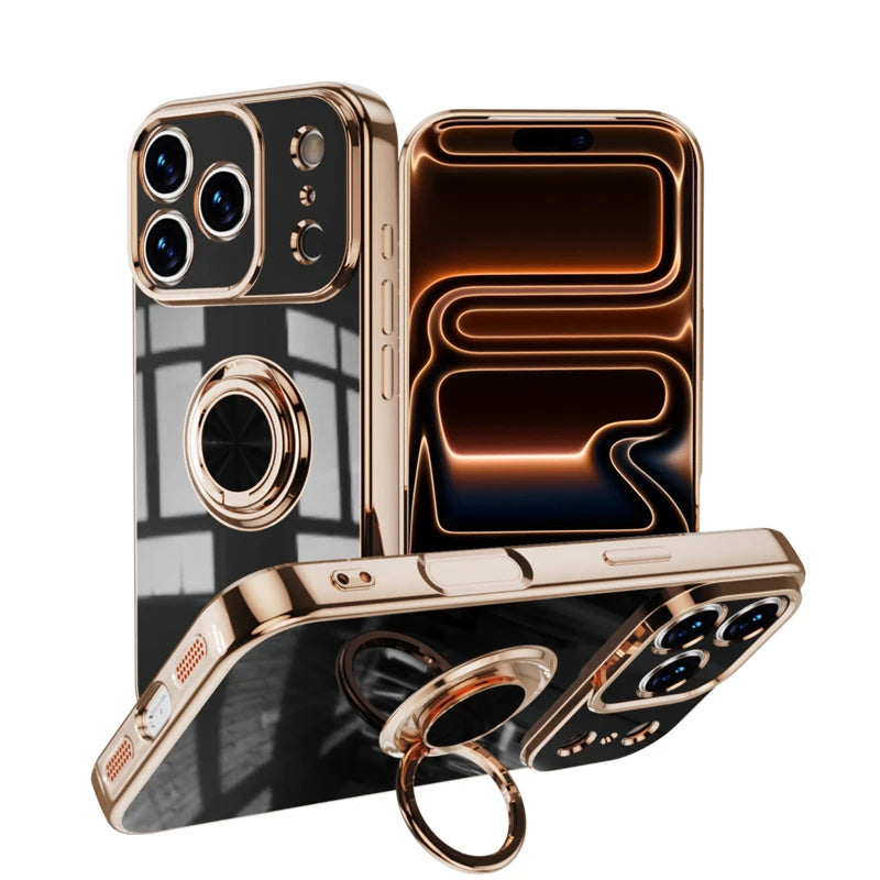 Plated iPhone Case with Ring