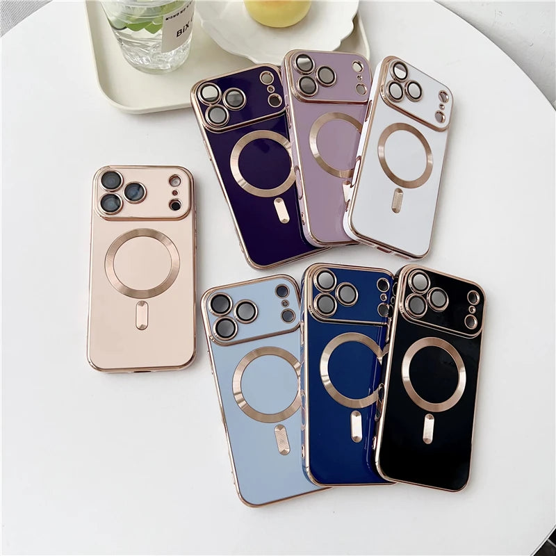Plated Magsafe Compatible iPhone Case