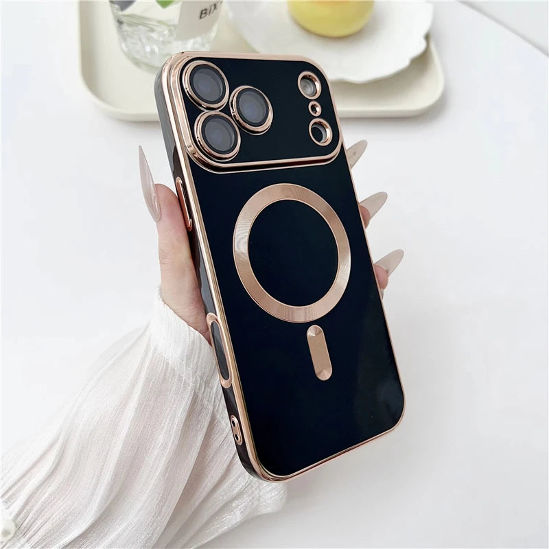 Plated Magsafe Compatible iPhone Case