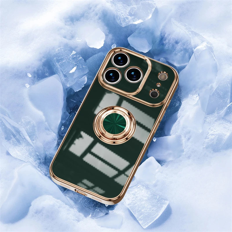 Plated iPhone Case with Ring