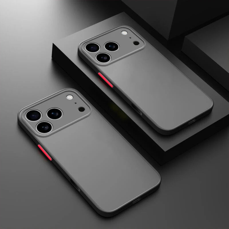 Shockproof Matte Silicone iPhone Case 2