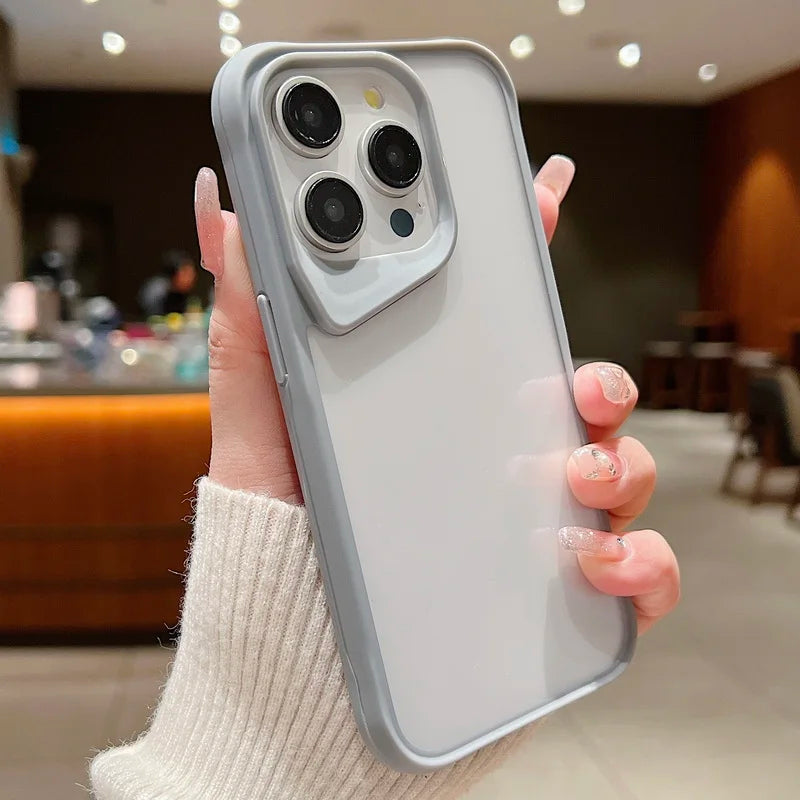 Stylish Camera Lens Clear iPhone Case