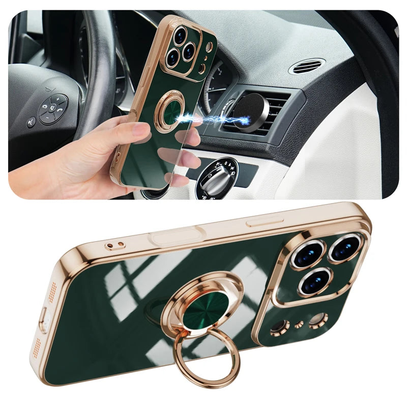 Plated iPhone Case with Ring
