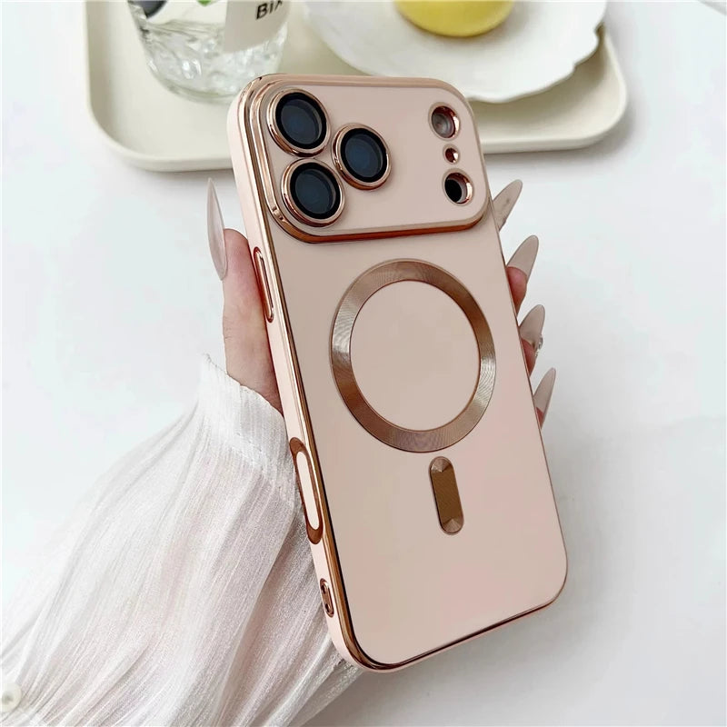 Plated Magsafe Compatible iPhone Case