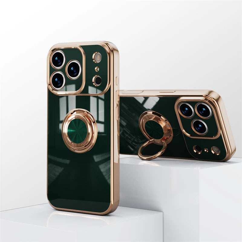 Plated iPhone Case with Ring