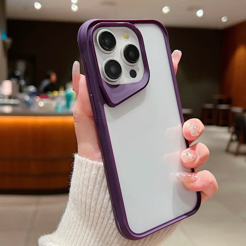 Stylish Camera Lens Clear iPhone Case