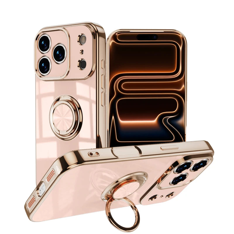 Plated iPhone Case with Ring
