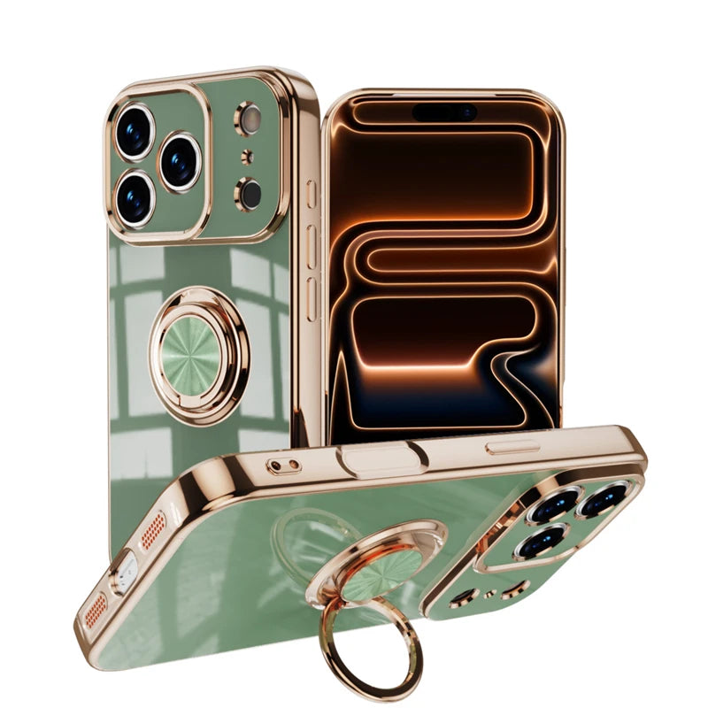 Plated iPhone Case with Ring