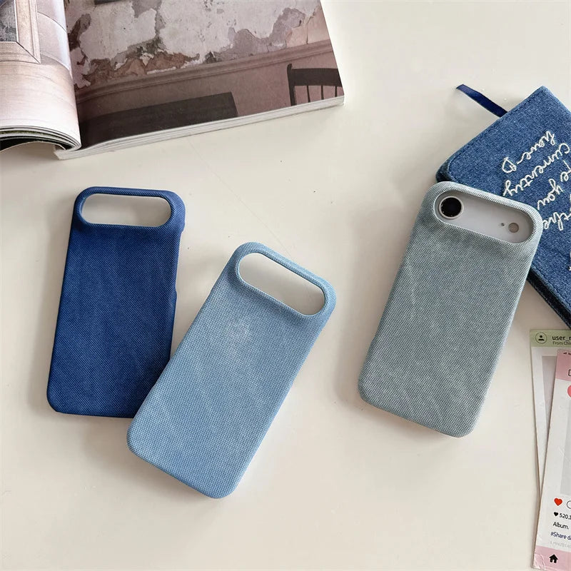 Soft Denim Cloth iPhone Case