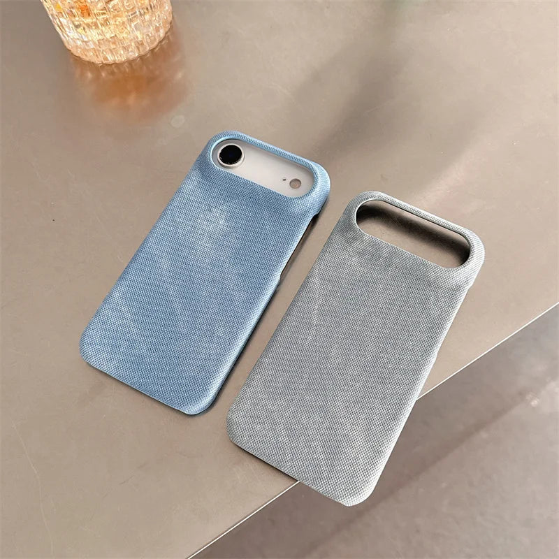 Soft Denim Cloth iPhone Case