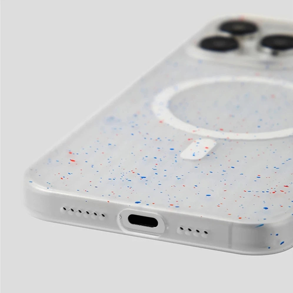Art Spray Grooved MagSafe iPhone Case