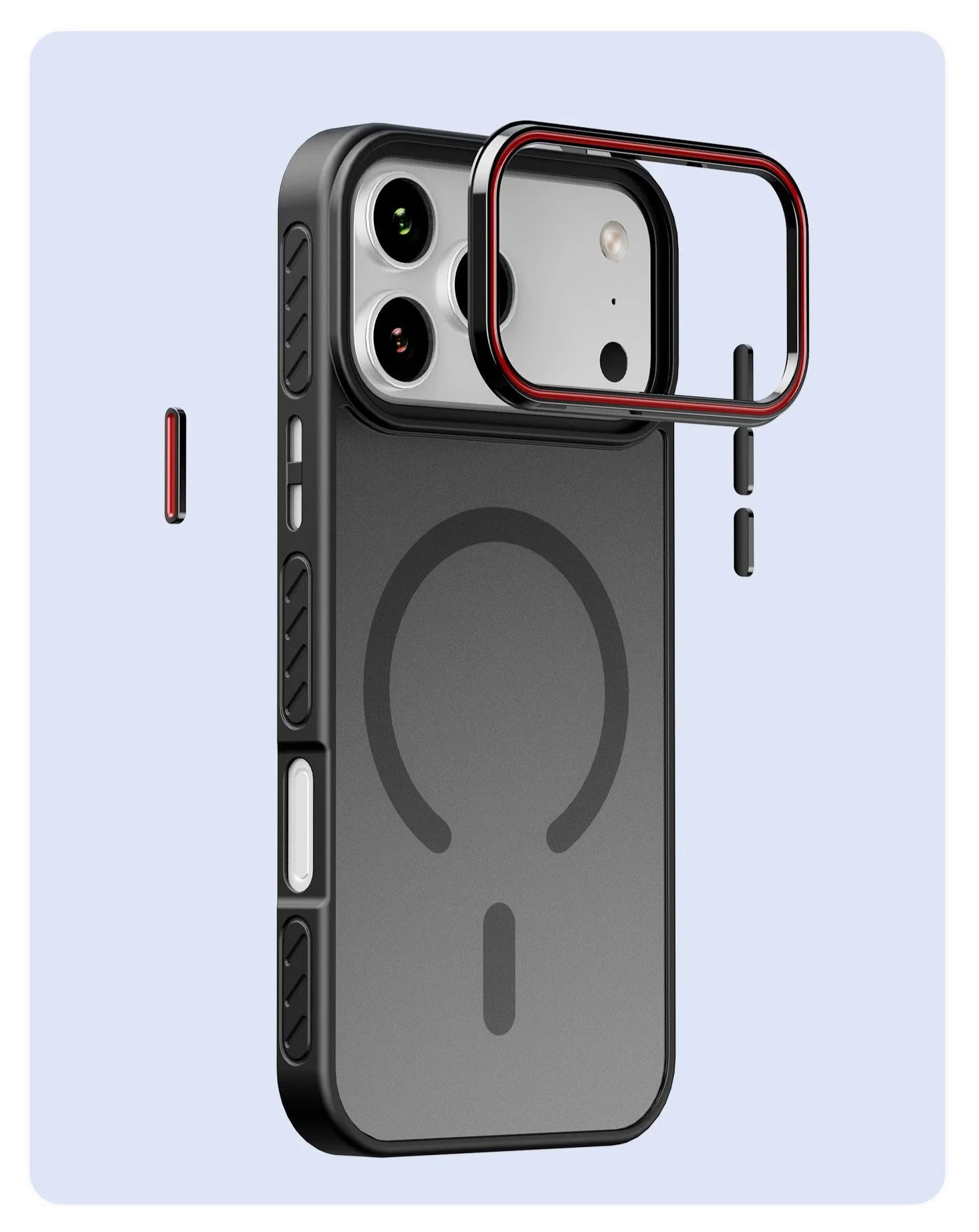 Durable Magnetic Silicone iPhone Case with Shockproof Design