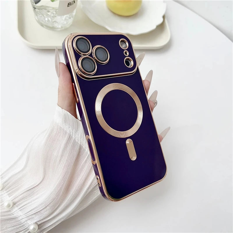 Plated Magsafe Compatible iPhone Case