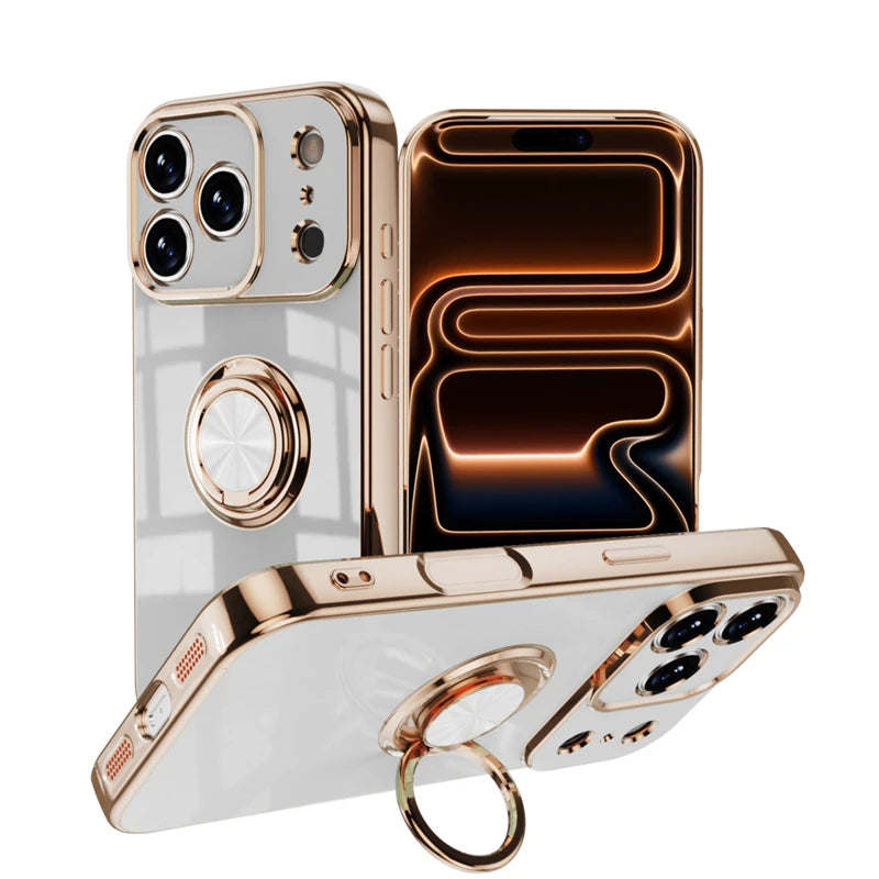 Plated iPhone Case with Ring