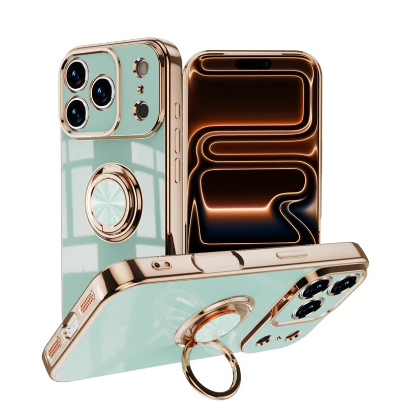Plated iPhone Case with Ring