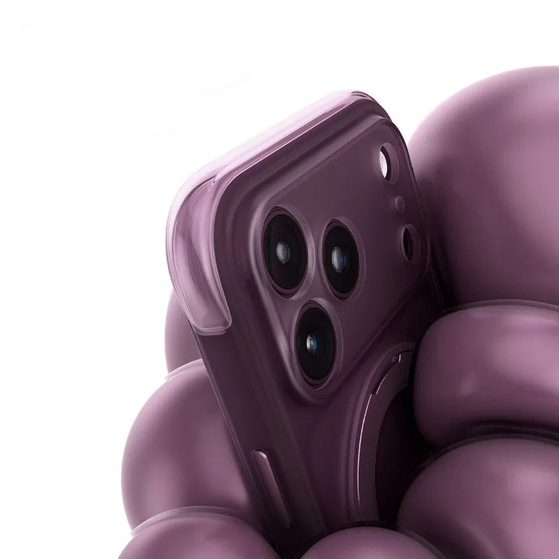 Corner Padded Translucent Large Ring iPhone Case