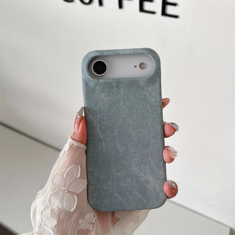 Soft Denim Cloth iPhone Case