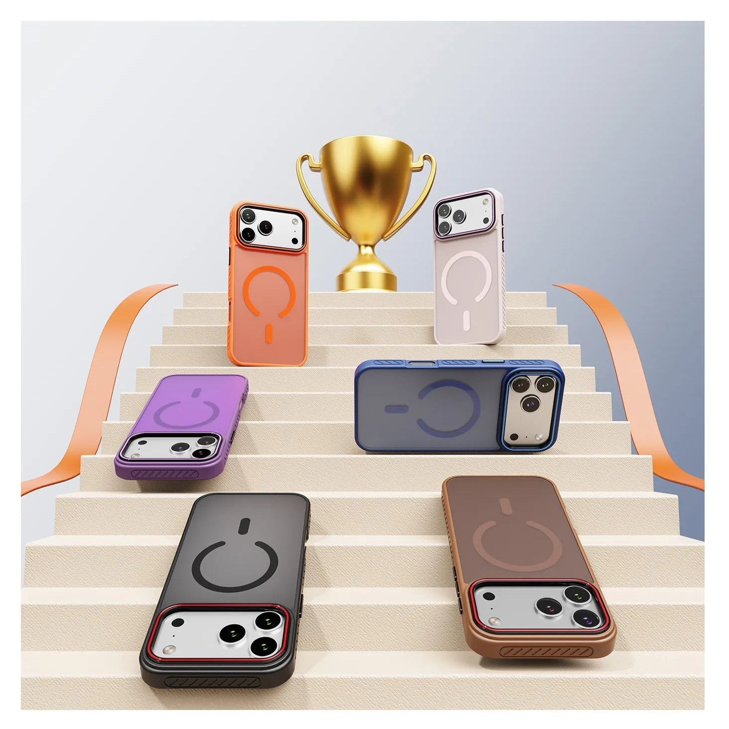 Durable Magnetic Silicone iPhone Case with Shockproof Design