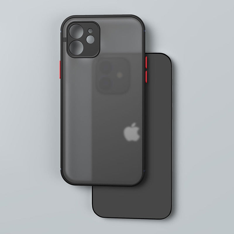 Shockproof Matte Silicone iPhone Case-Fonally-