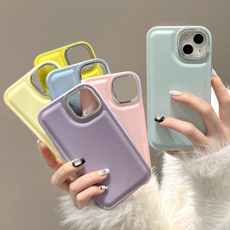 Soft Liquid Silicone Shockproof iPhone Case-Fonally-