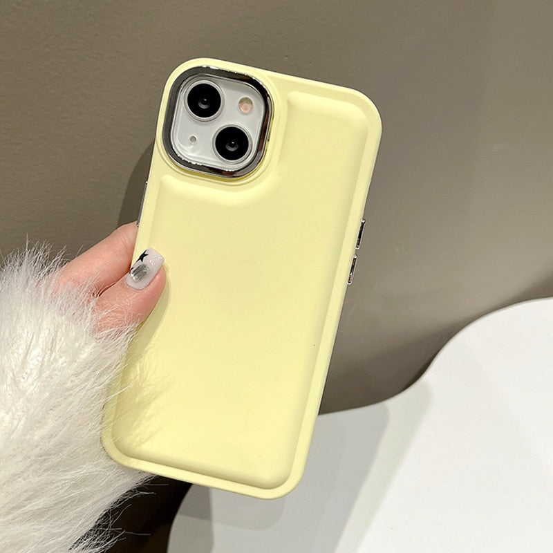 Soft Liquid Silicone Shockproof iPhone Case-Fonally-