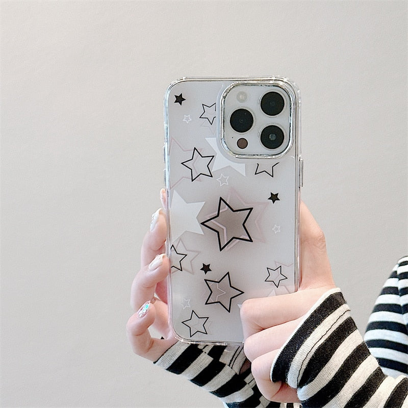 Super Stars Transparent iPhone Case-Fonally-