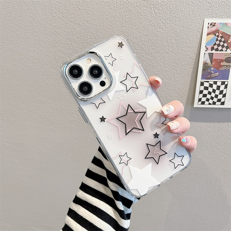 Super Stars Transparent iPhone Case-Fonally-For iPhone 11-