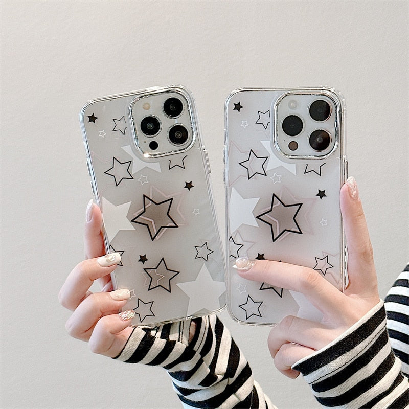 Super Stars Transparent iPhone Case-Fonally-