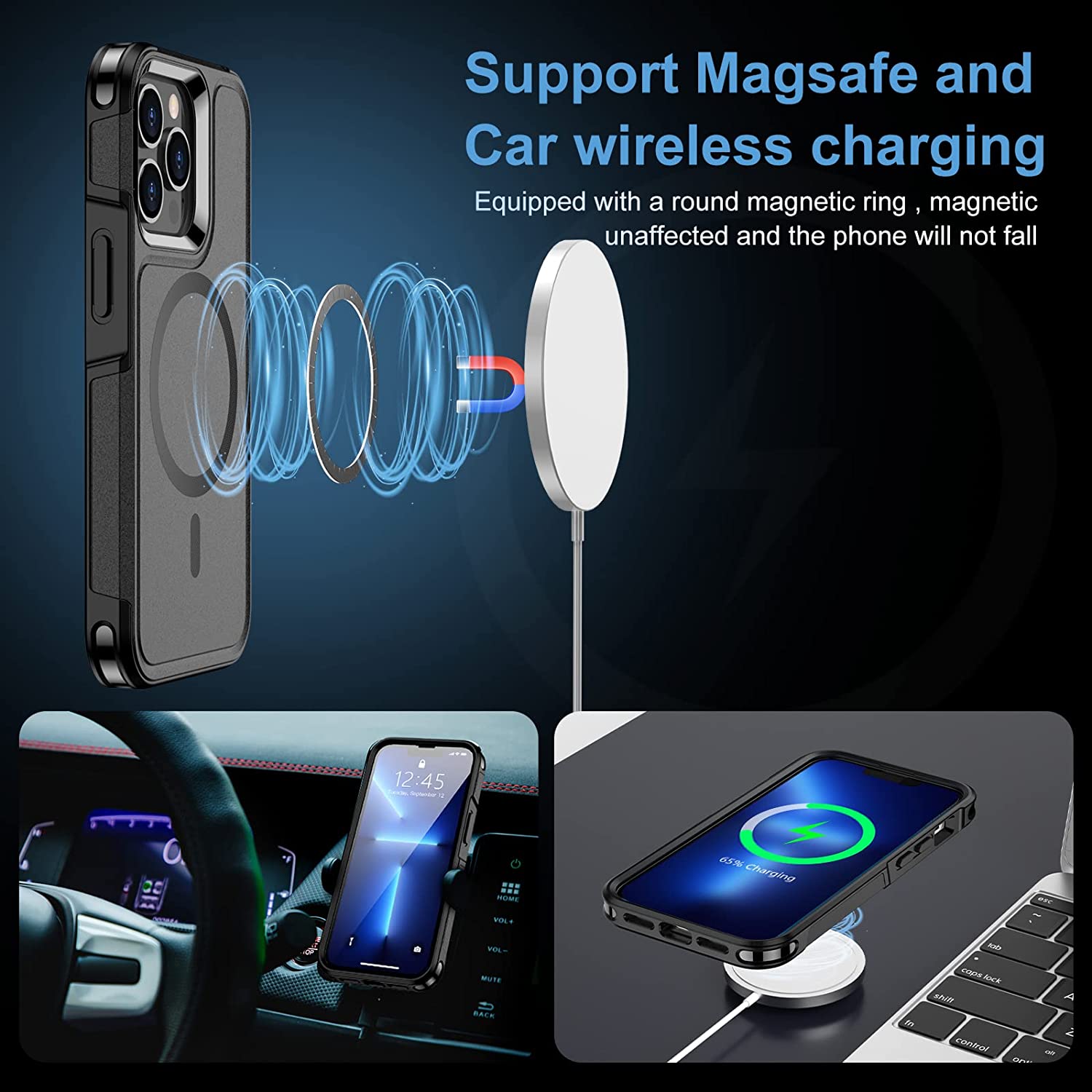 Ultimate Military Grade MagSafe Wireless Charging iPhone Case-Fonally-