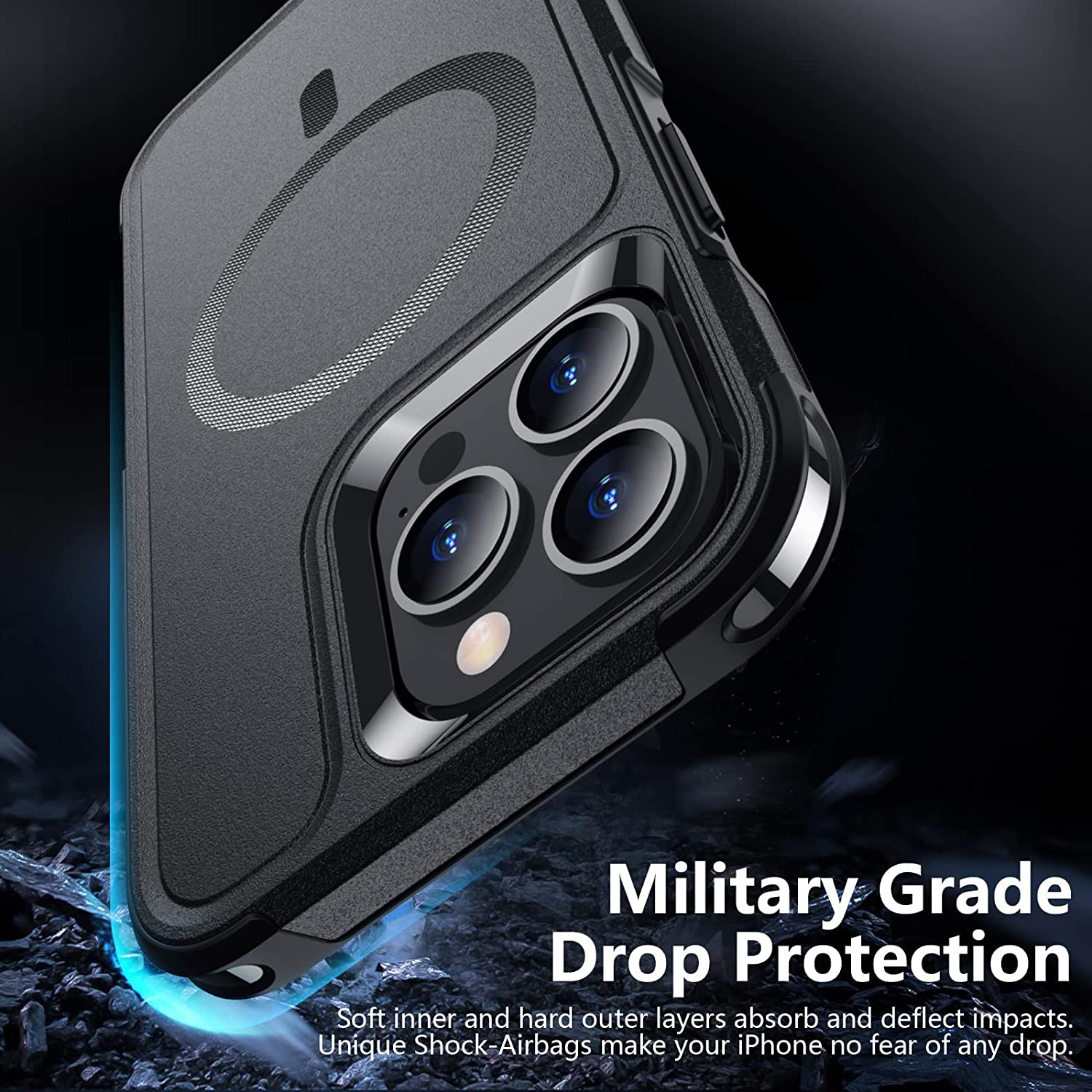 Ultimate Military Grade MagSafe Wireless Charging iPhone Case-Fonally-