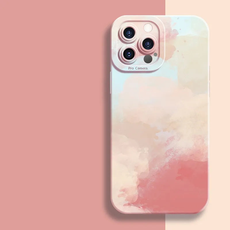 Watercolor Painting iPhone Case-Fonally-For iPhone 15 Pro Max-5-
