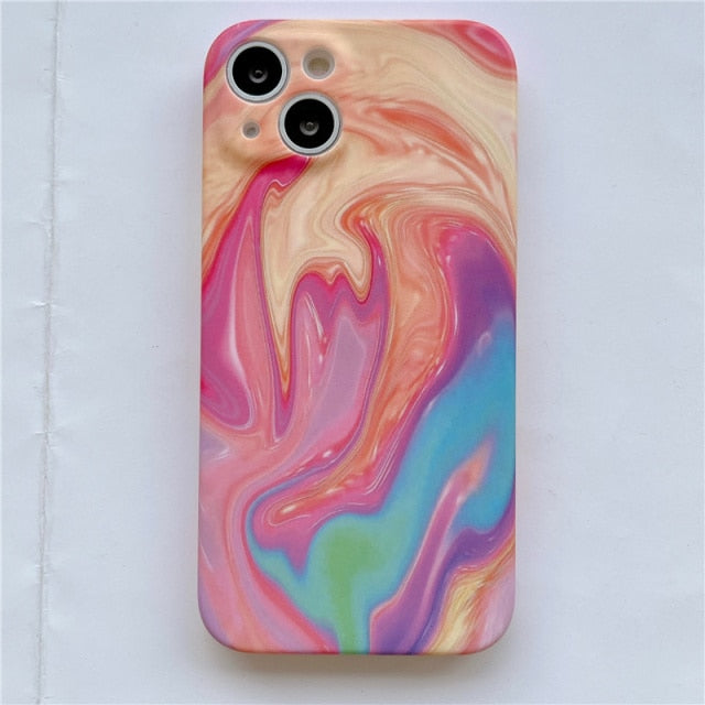 Wavesplash Colorful Marble iPhone Case-Fonally-For iPhone 13 Pro Max-A-